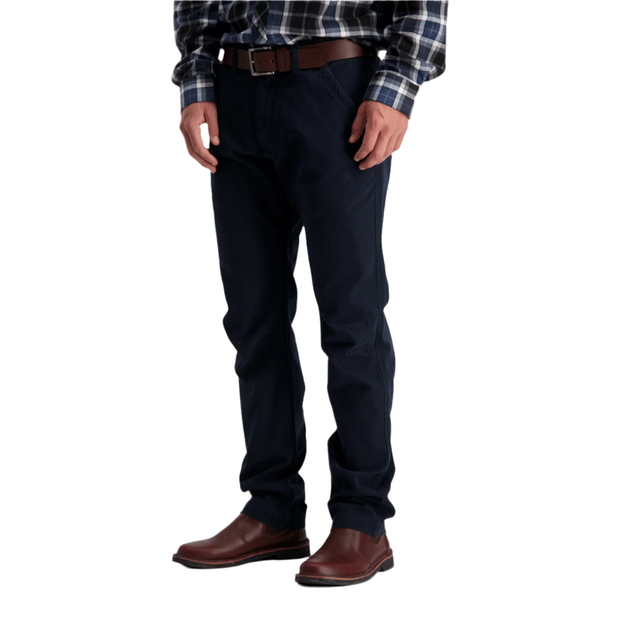 Swanndri Men's Bedrock Canvas Work Jeans - Navy - Image 2