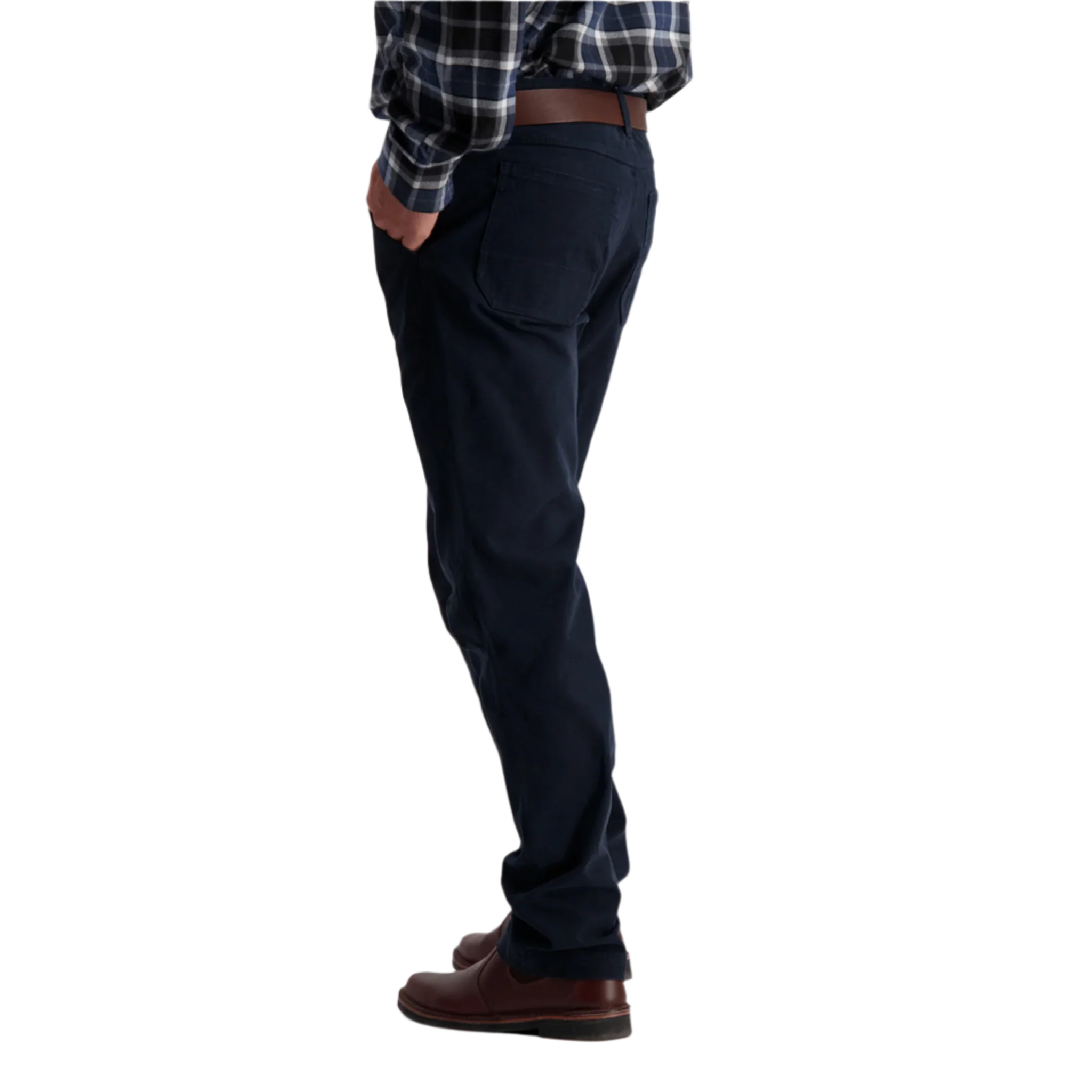 Swanndri Men's Bedrock Canvas Work Jeans - Navy - Image 4