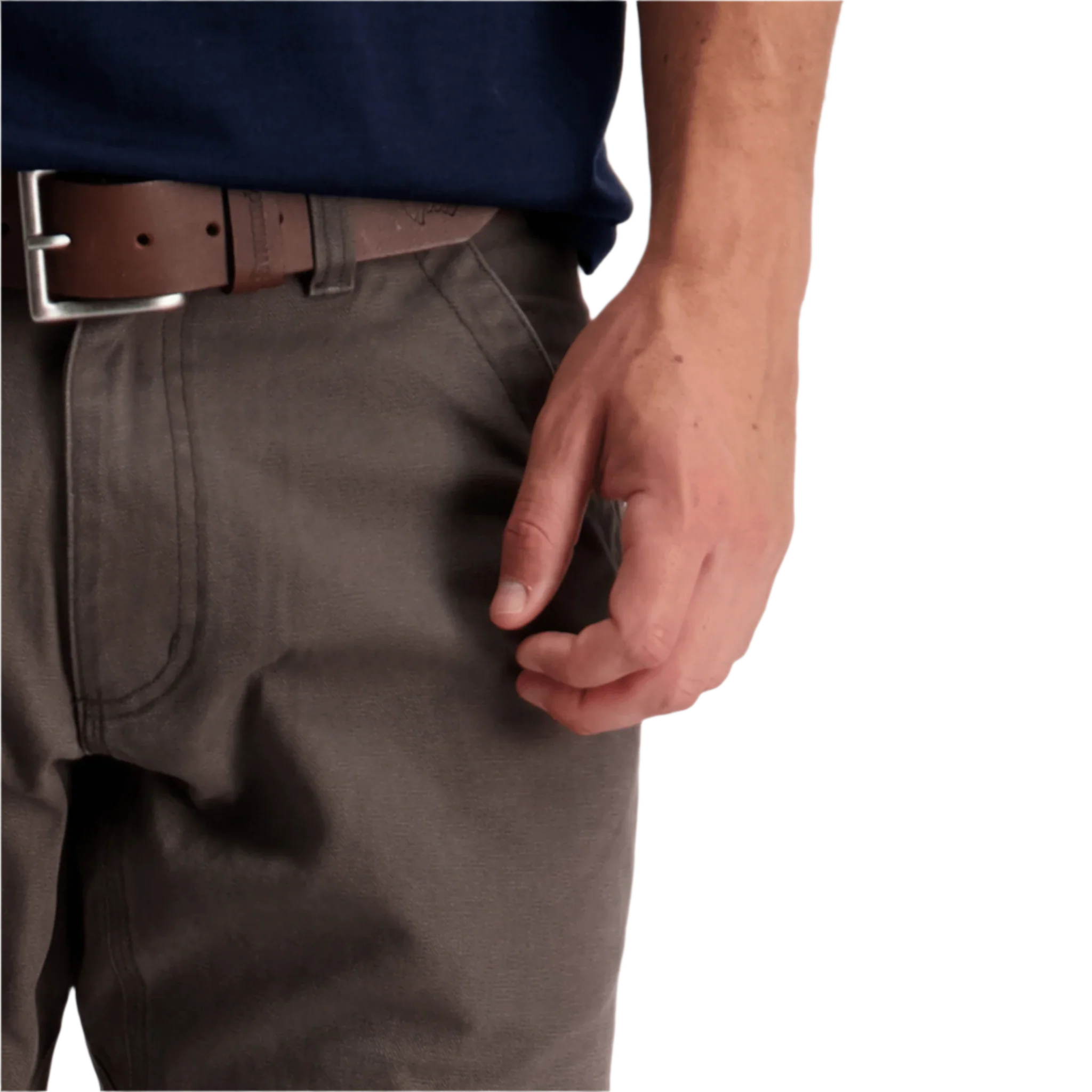 Swanndri Men's Bedrock Canvas Work Jeans - Charcoal - Image 4