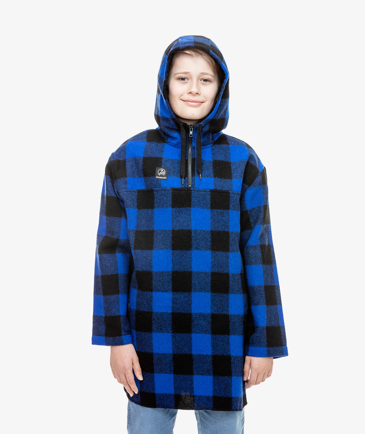Swanndri Kids Blue Brixton Bushshirt - Image 6