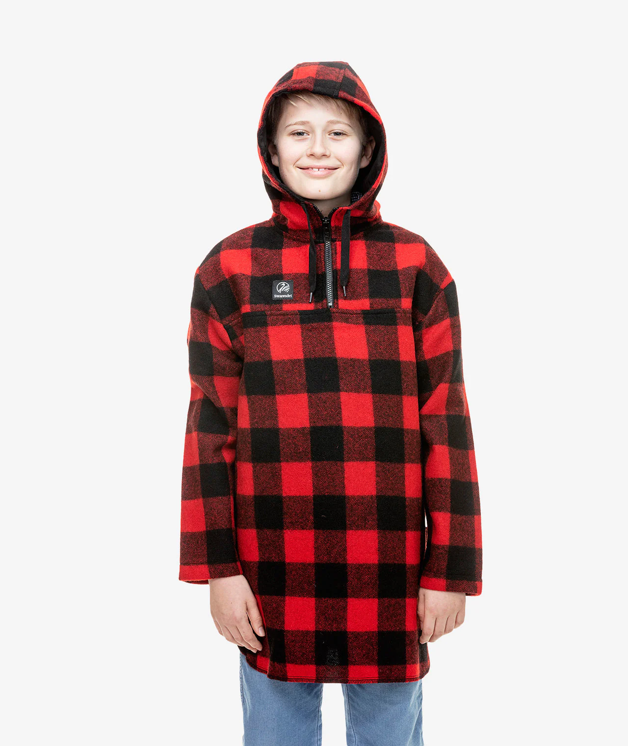 Swanndri Kids Red Brixton Bushshirt - Image 6
