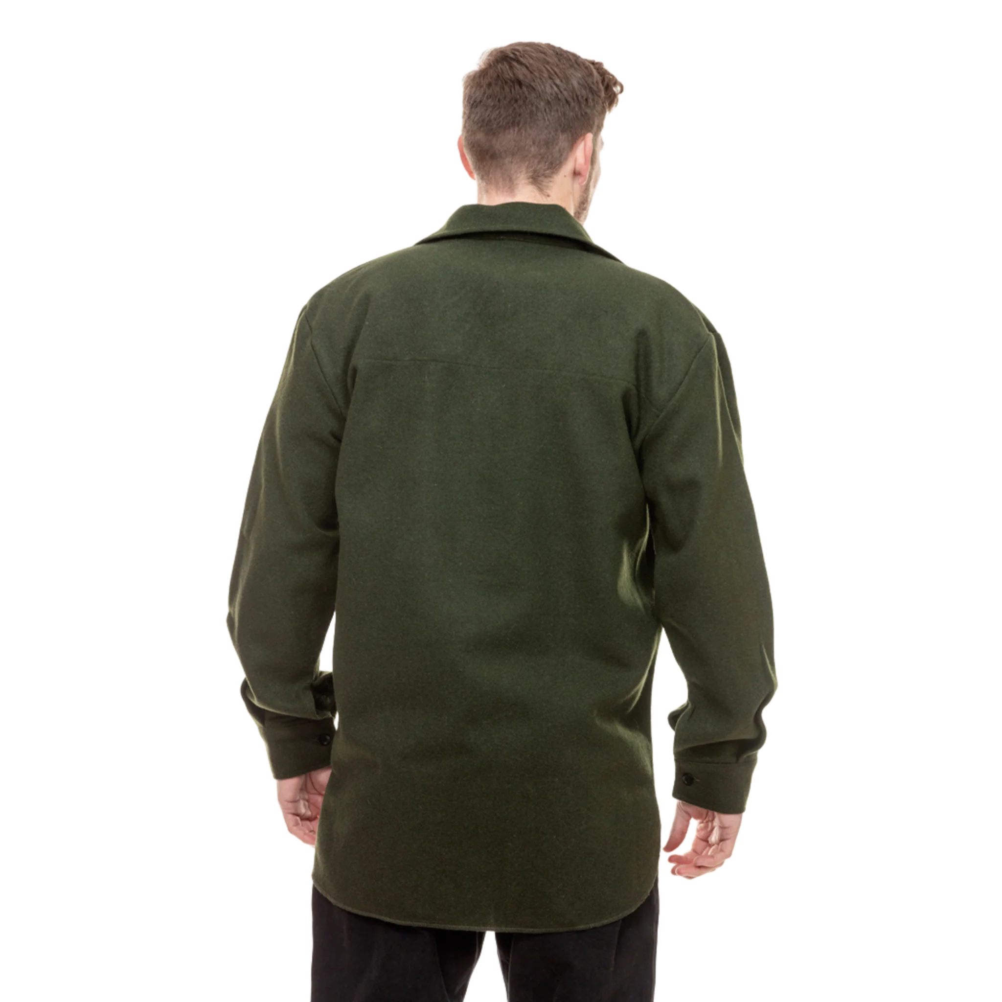 Swanndri Ranger Bush Shirt - Olive - Image 3