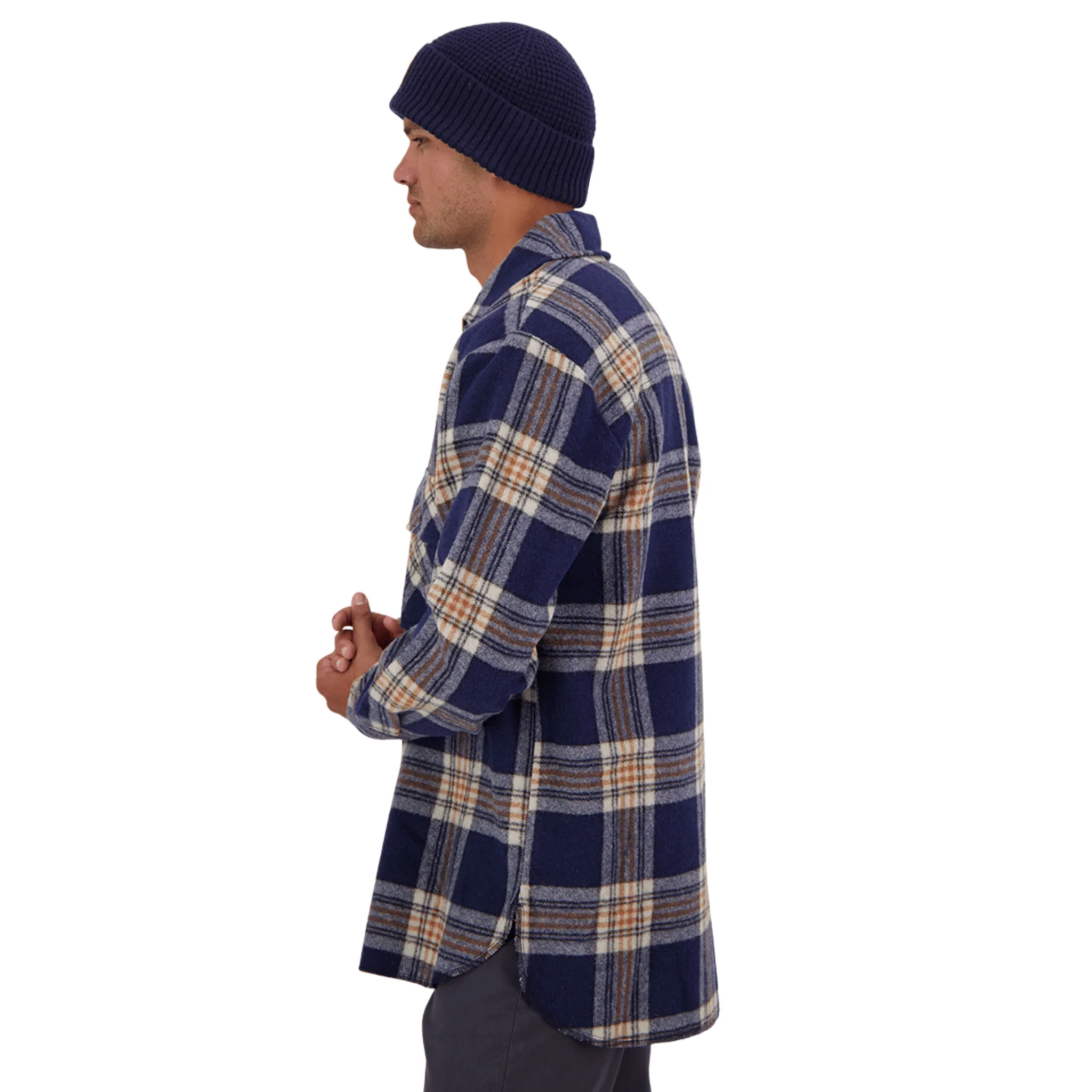 Swanndri Ranger Bush Shirt - Atlantic Check - Image 3