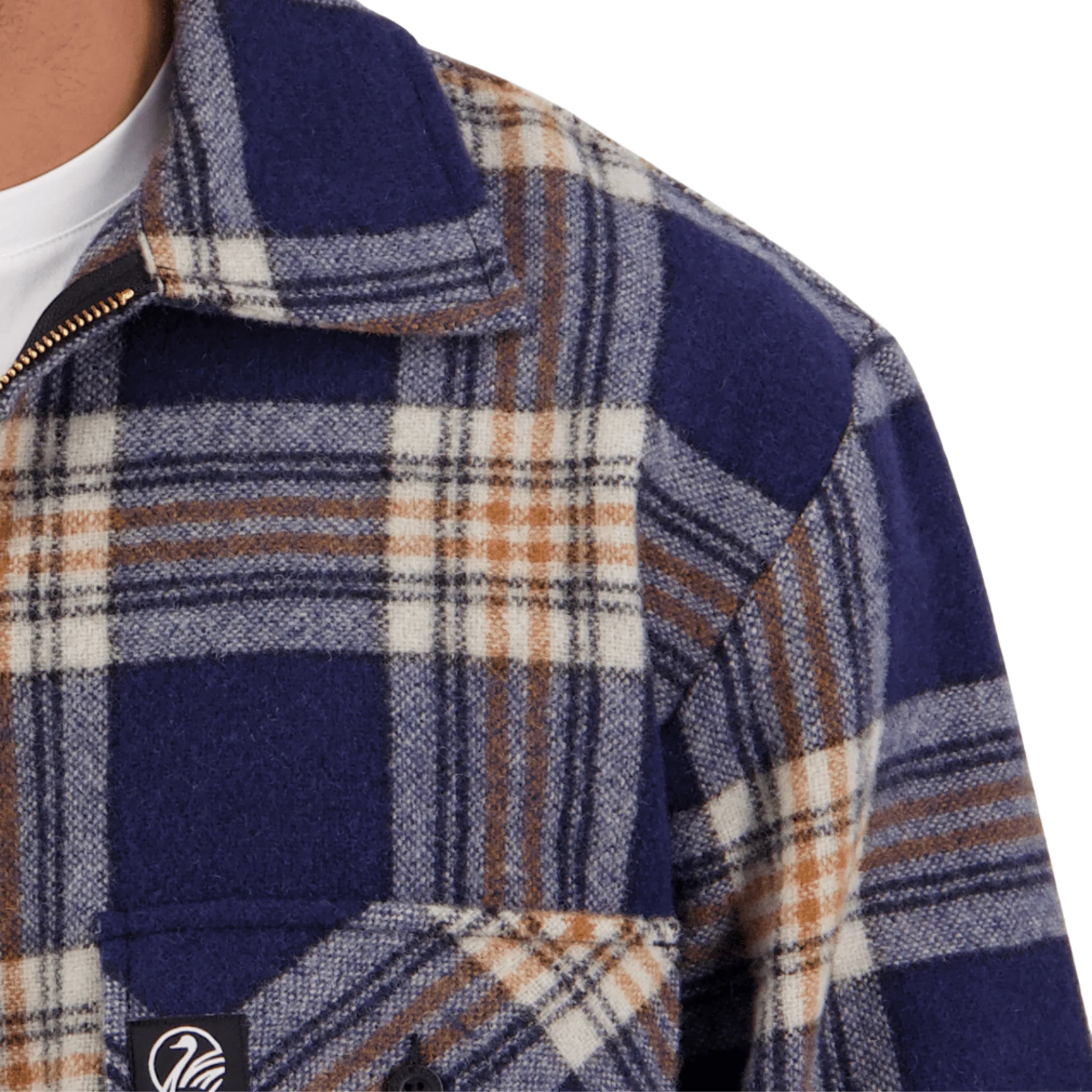 Swanndri Ranger Bush Shirt - Atlantic Check - Image 7
