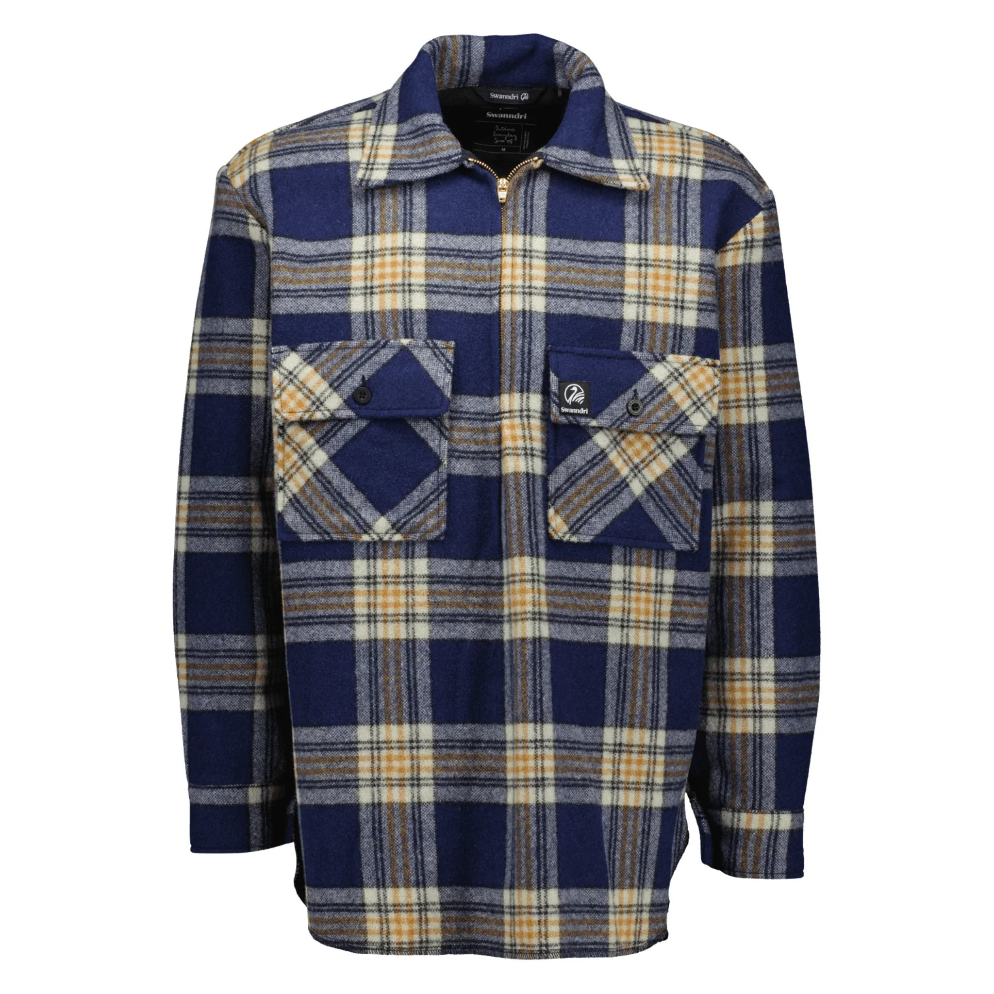 Swanndri Ranger Bush Shirt - Atlantic Check - Image 9