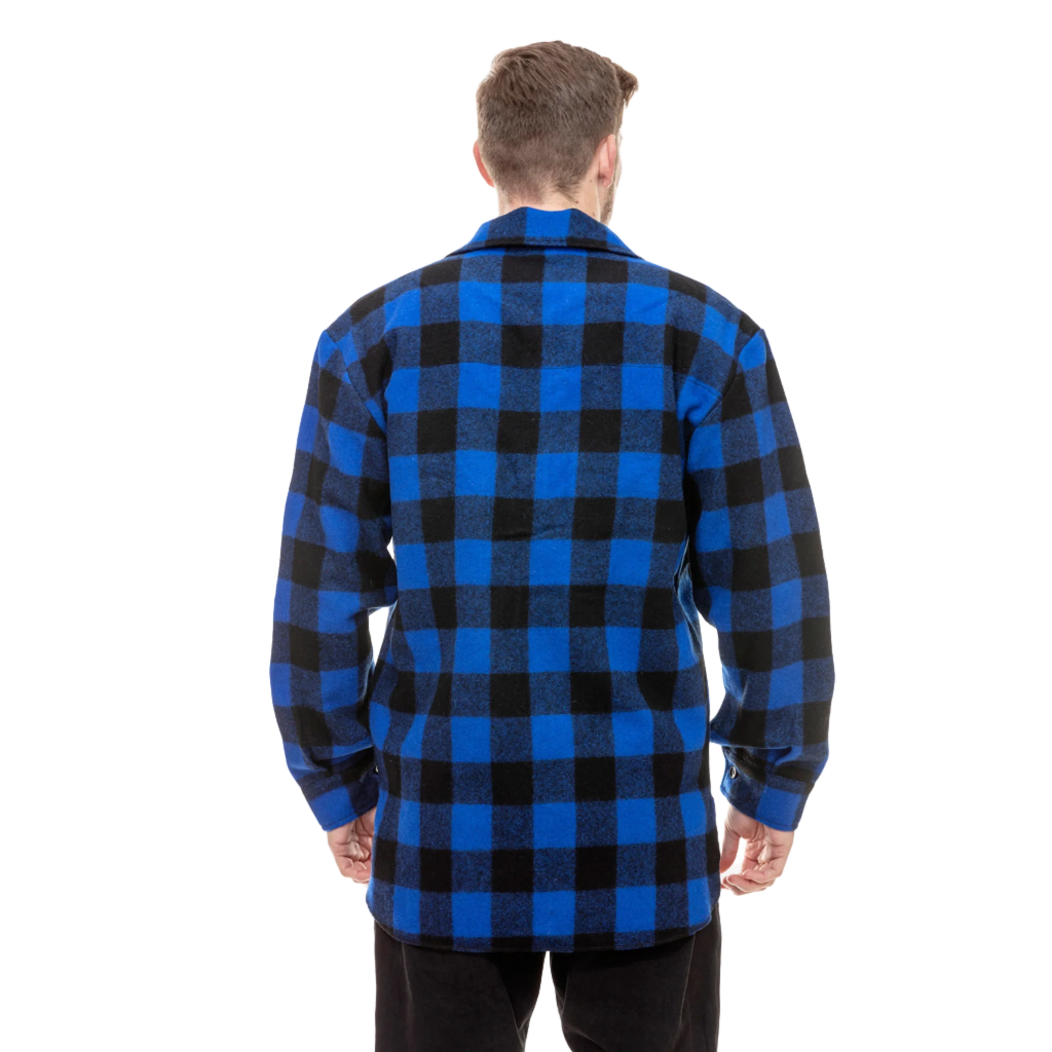 Swanndri Ranger Bush Shirt - Blue/Black - Image 3
