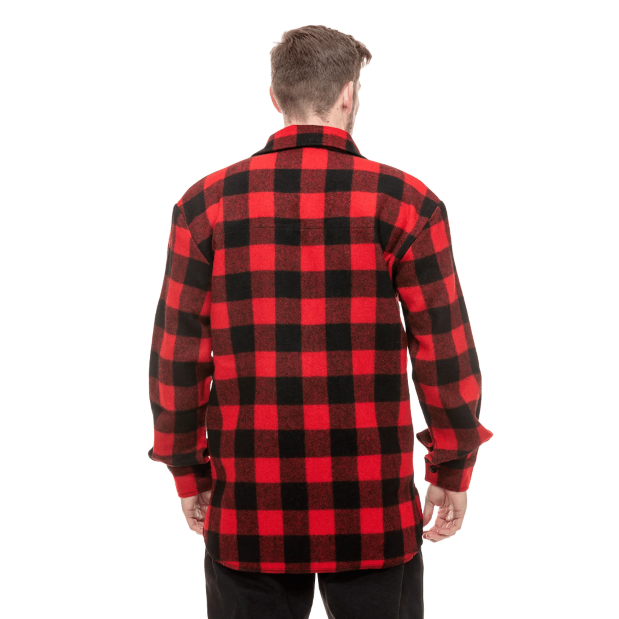 Swanndri Ranger Bush Shirt - Red/Black - Image 3