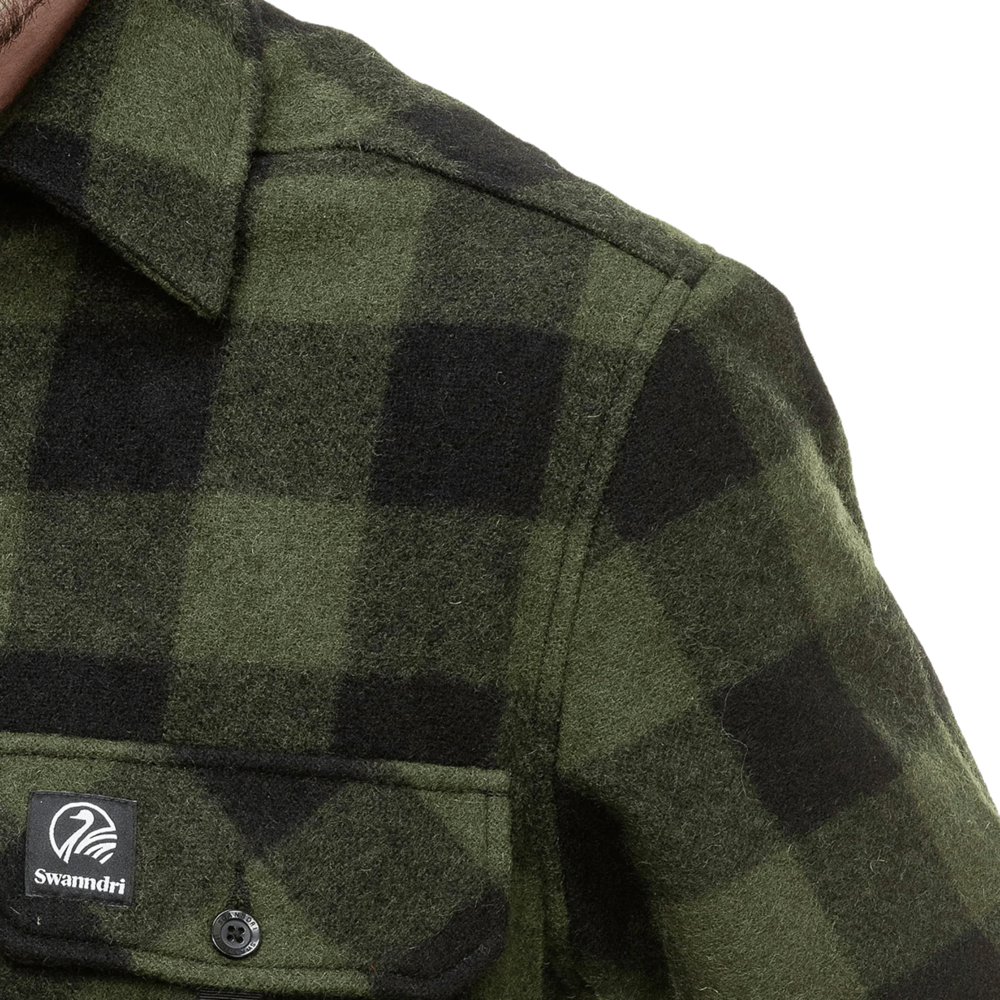 Swanndri Ranger Extreme V2 Windproof Bush Shirt - Olive/Black - Image 4
