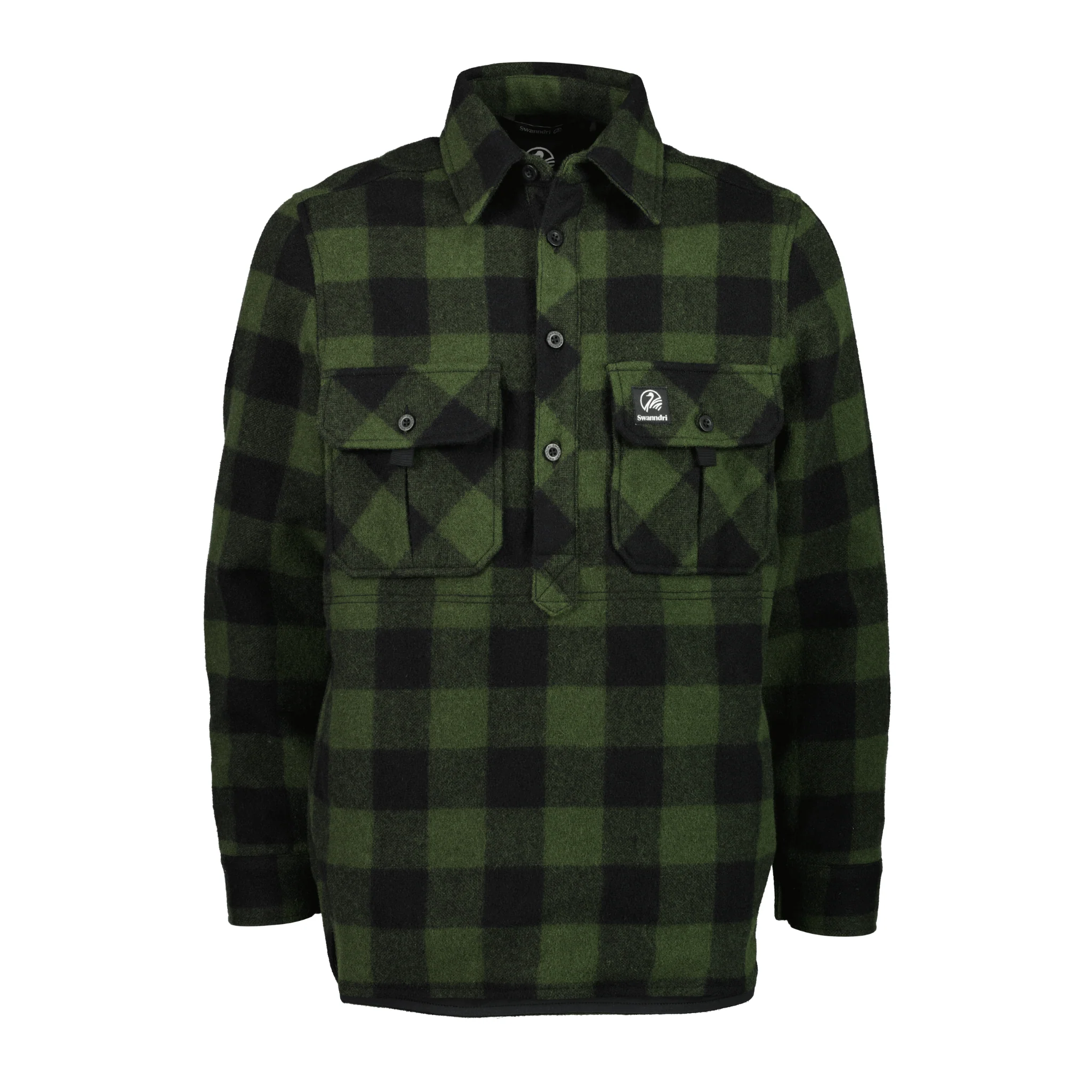 Swanndri Ranger Extreme V2 Windproof Bush Shirt - Olive/Black - Image 5