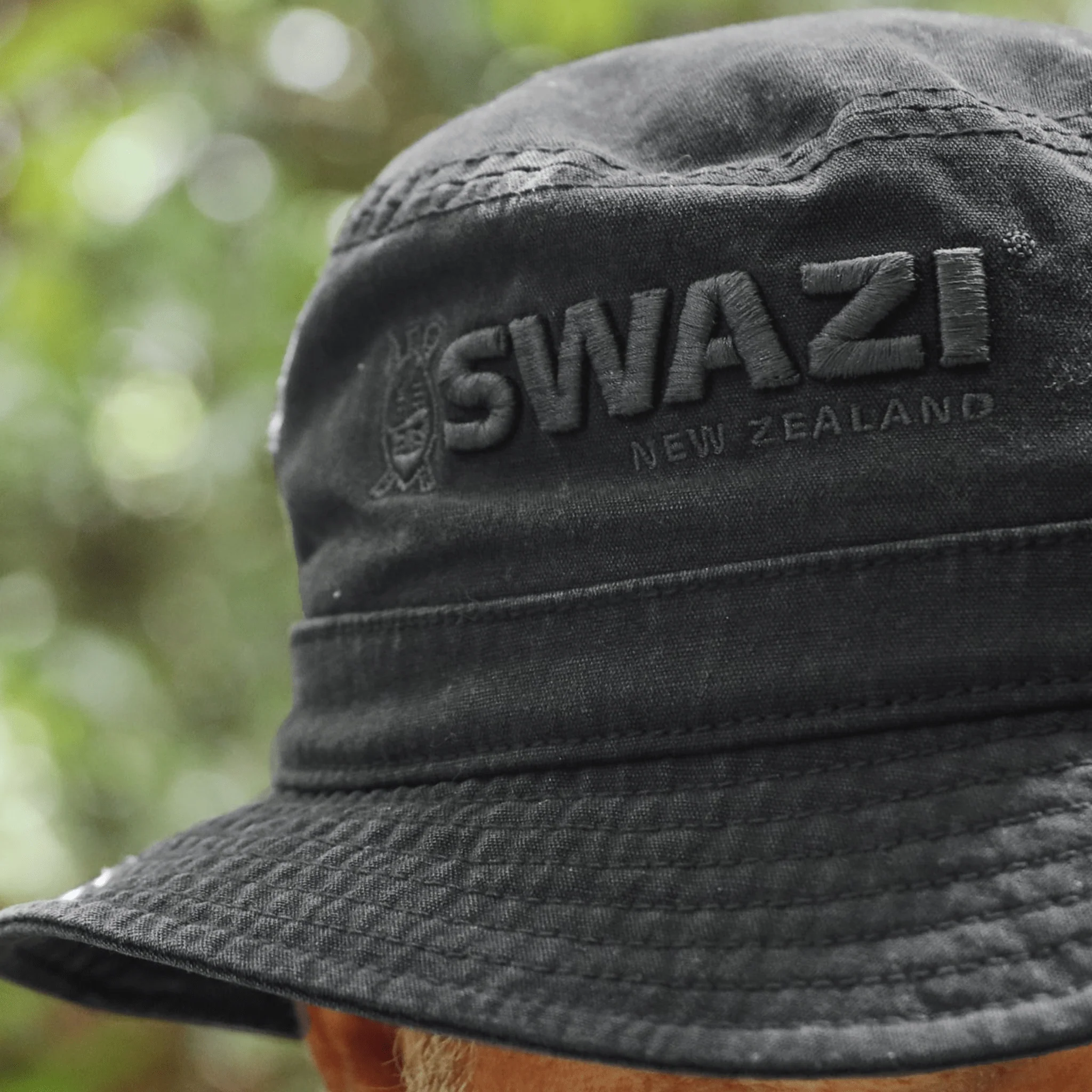 Swazi Bucket Hat - Black - Image 3