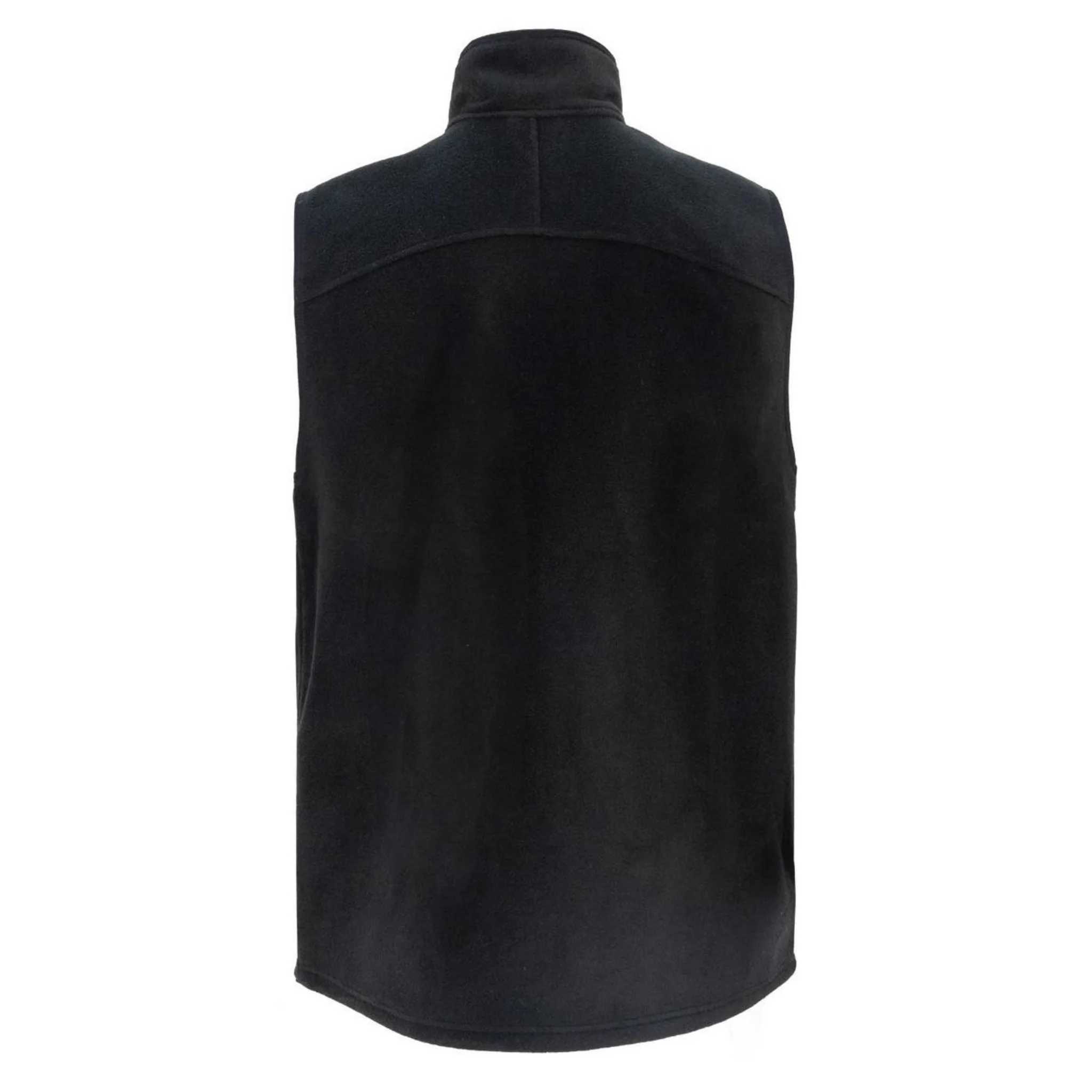 Swazi Sherpa Vest Gilet - Black - Image 2