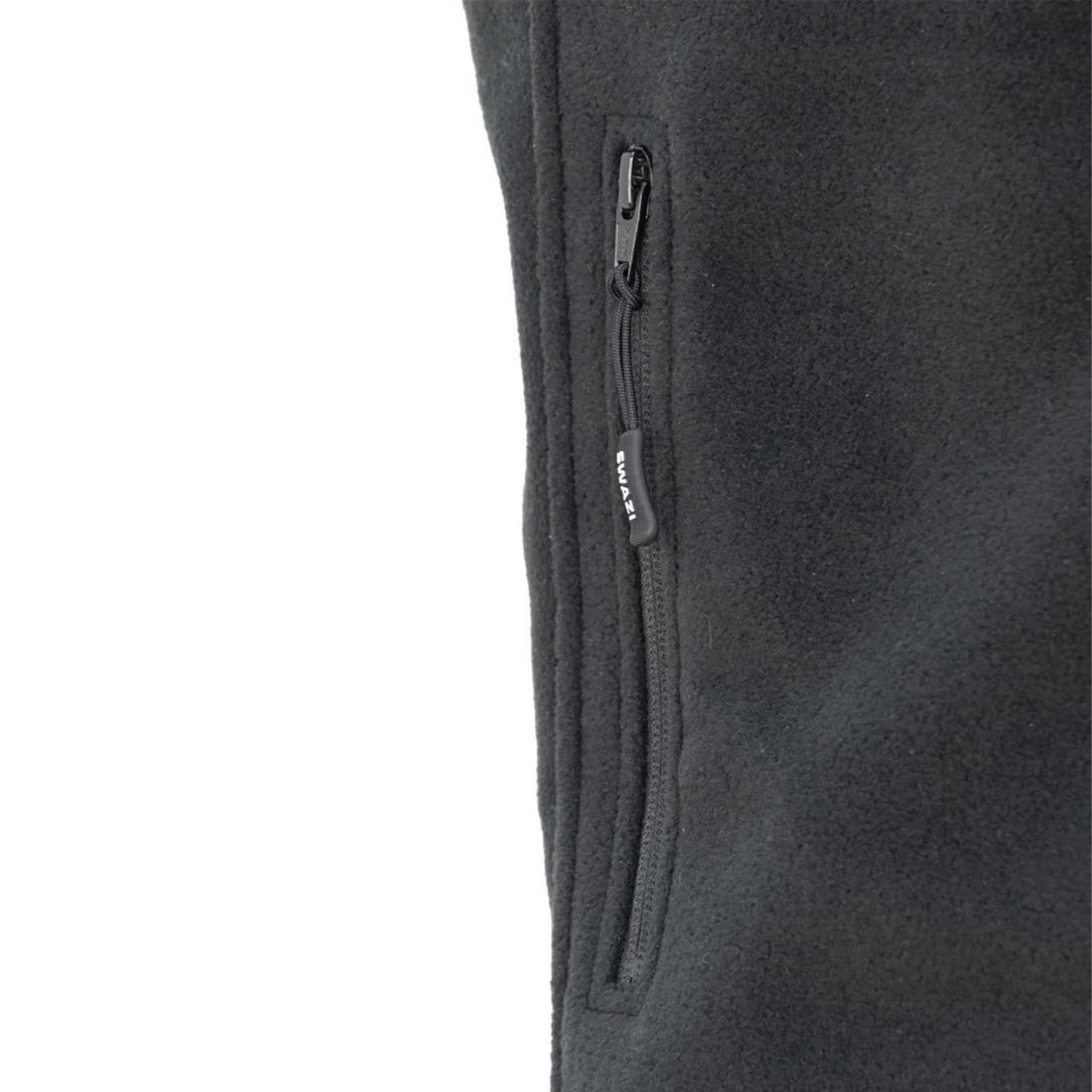 Swazi Sherpa Vest Gilet - Black - Image 3
