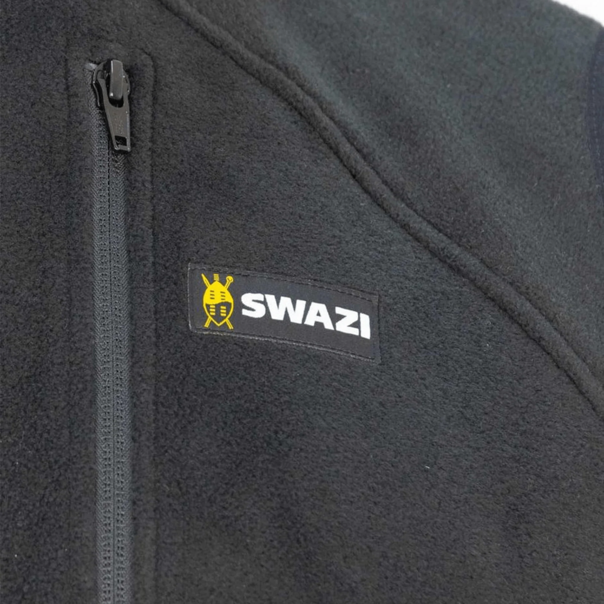 Swazi Sherpa Vest Gilet - Black - Image 4