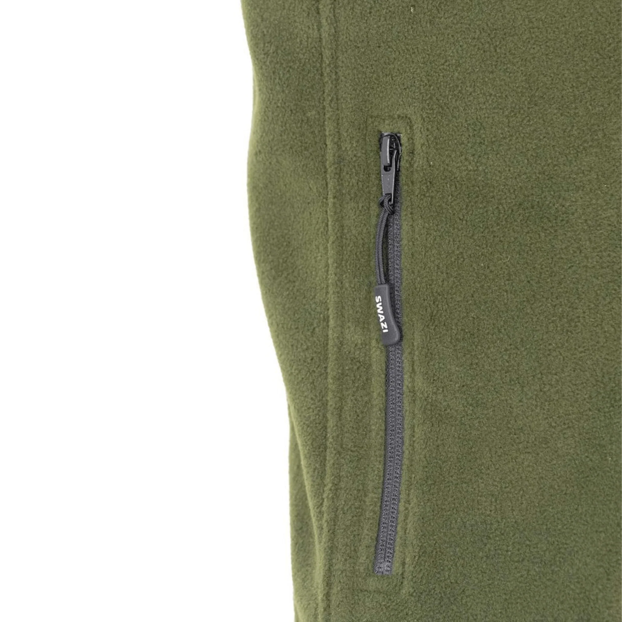 Swazi Sherpa Vest Gilet - Olive - Image 3