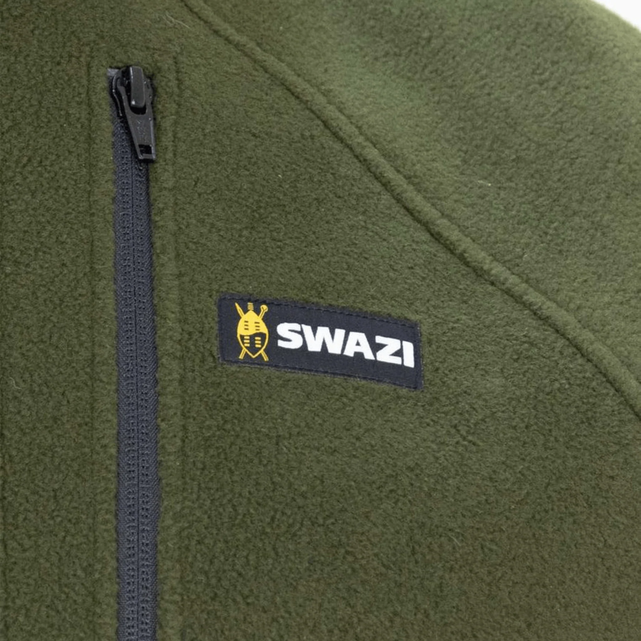 Swazi Sherpa Vest Gilet - Olive - Image 4